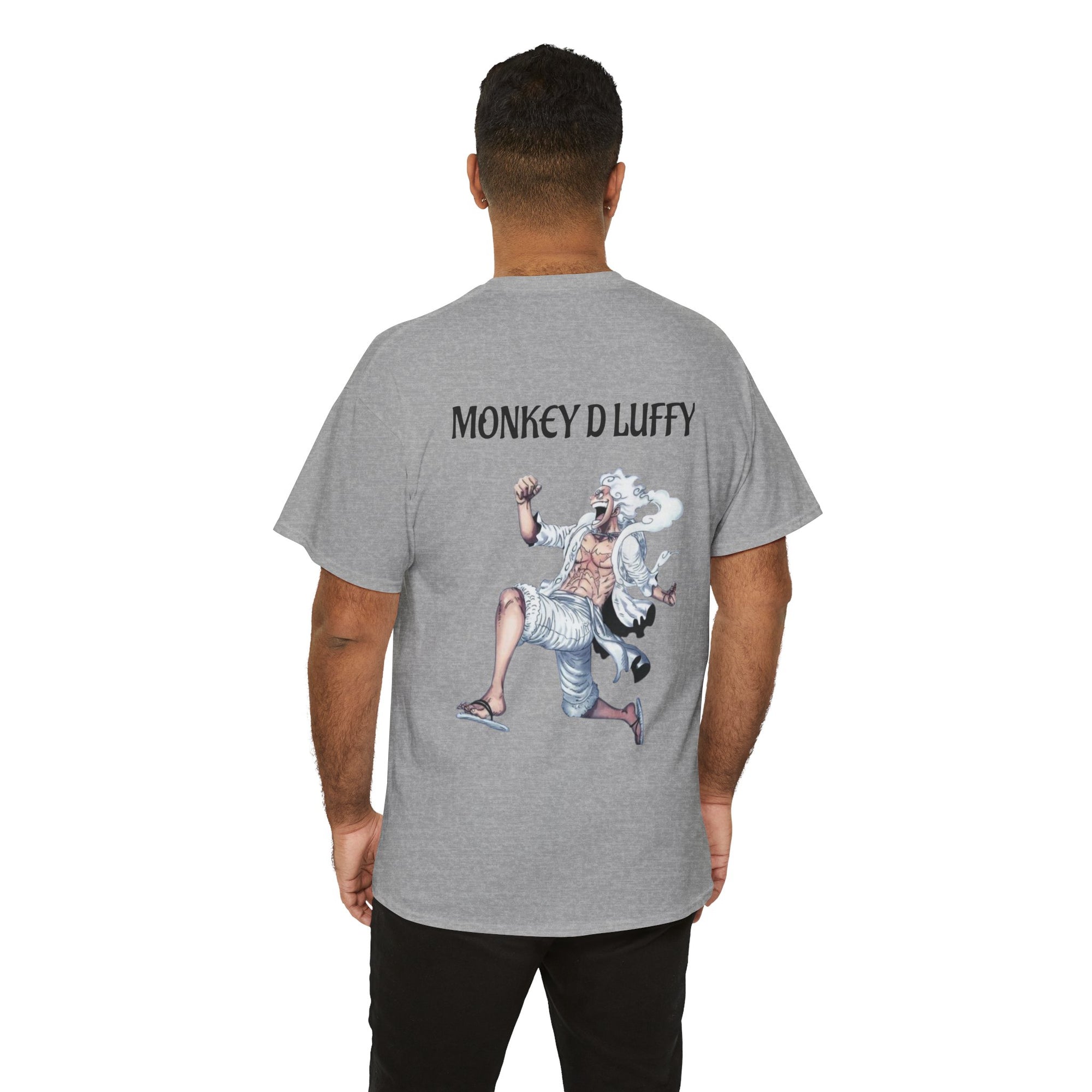 Anime T-Shirt - Monkey D Luffy Unisex Heavy Cotton Tee, Gift for Fans, Casual Style