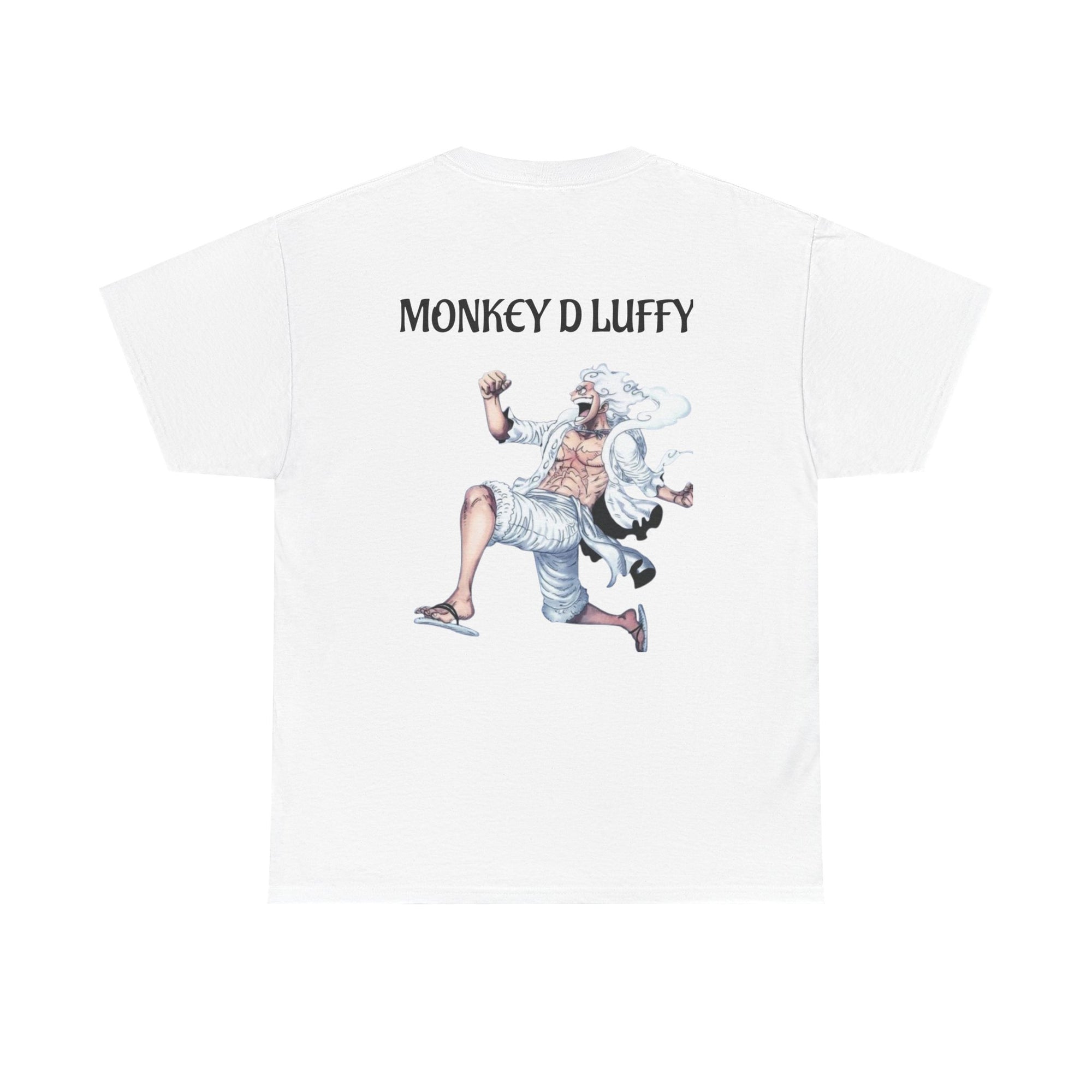 Anime T-Shirt - Monkey D Luffy Unisex Heavy Cotton Tee, Gift for Fans, Casual Style