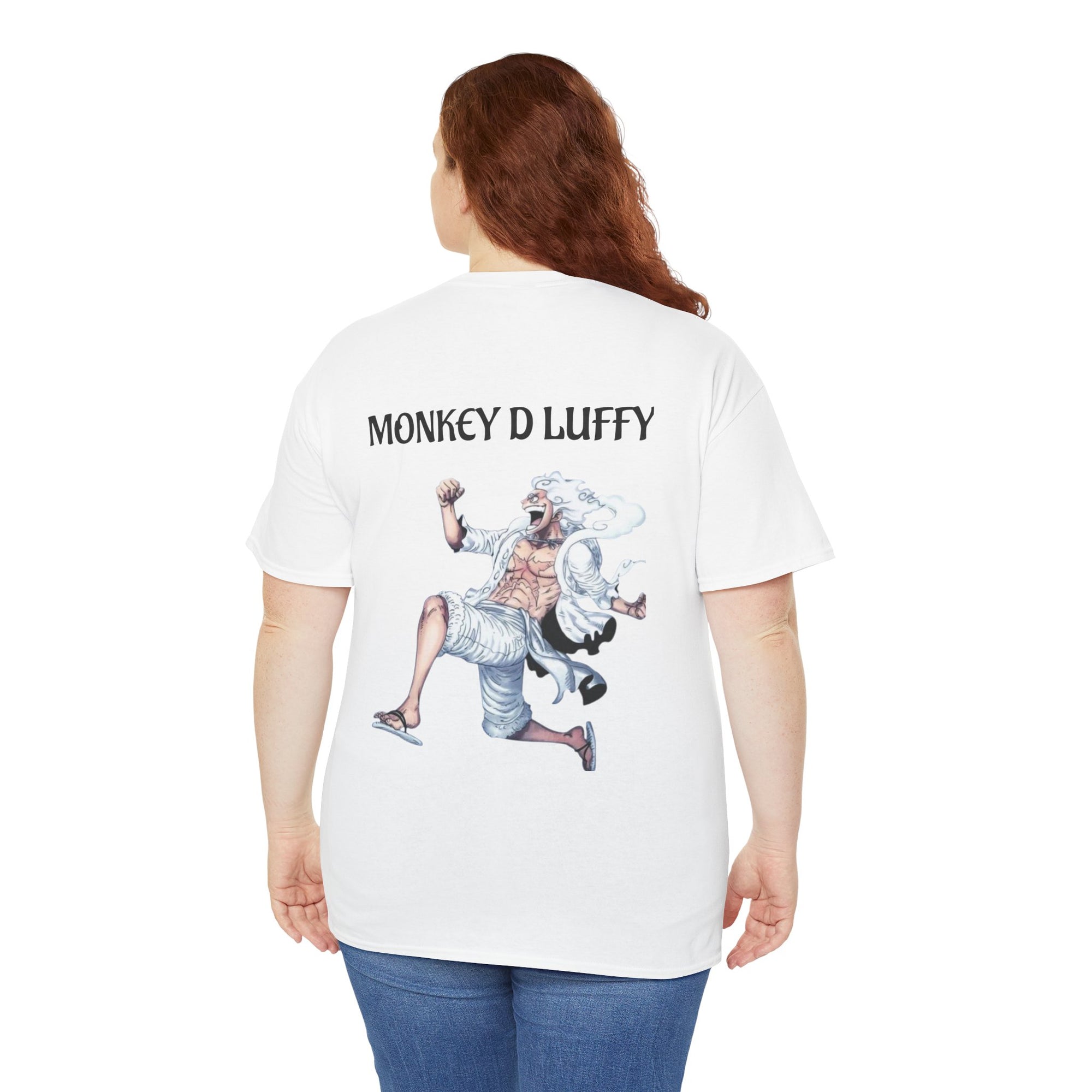 Anime T-Shirt - Monkey D Luffy Unisex Heavy Cotton Tee, Gift for Fans, Casual Style