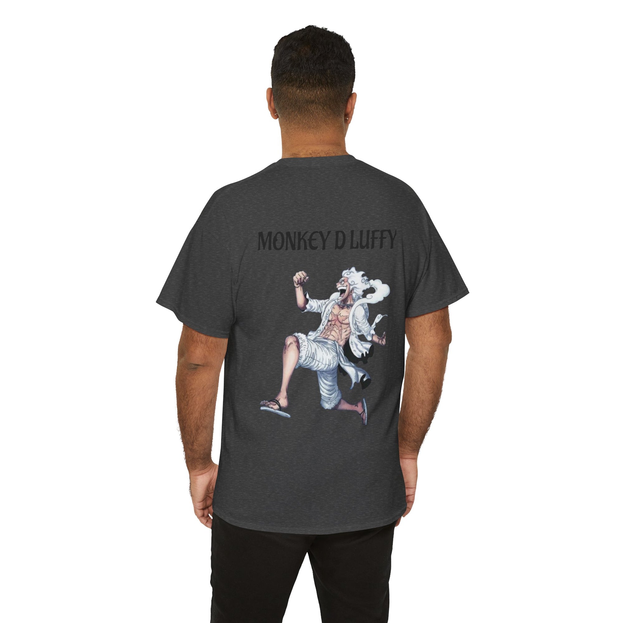 Anime T-Shirt - Monkey D Luffy Unisex Heavy Cotton Tee, Gift for Fans, Casual Style