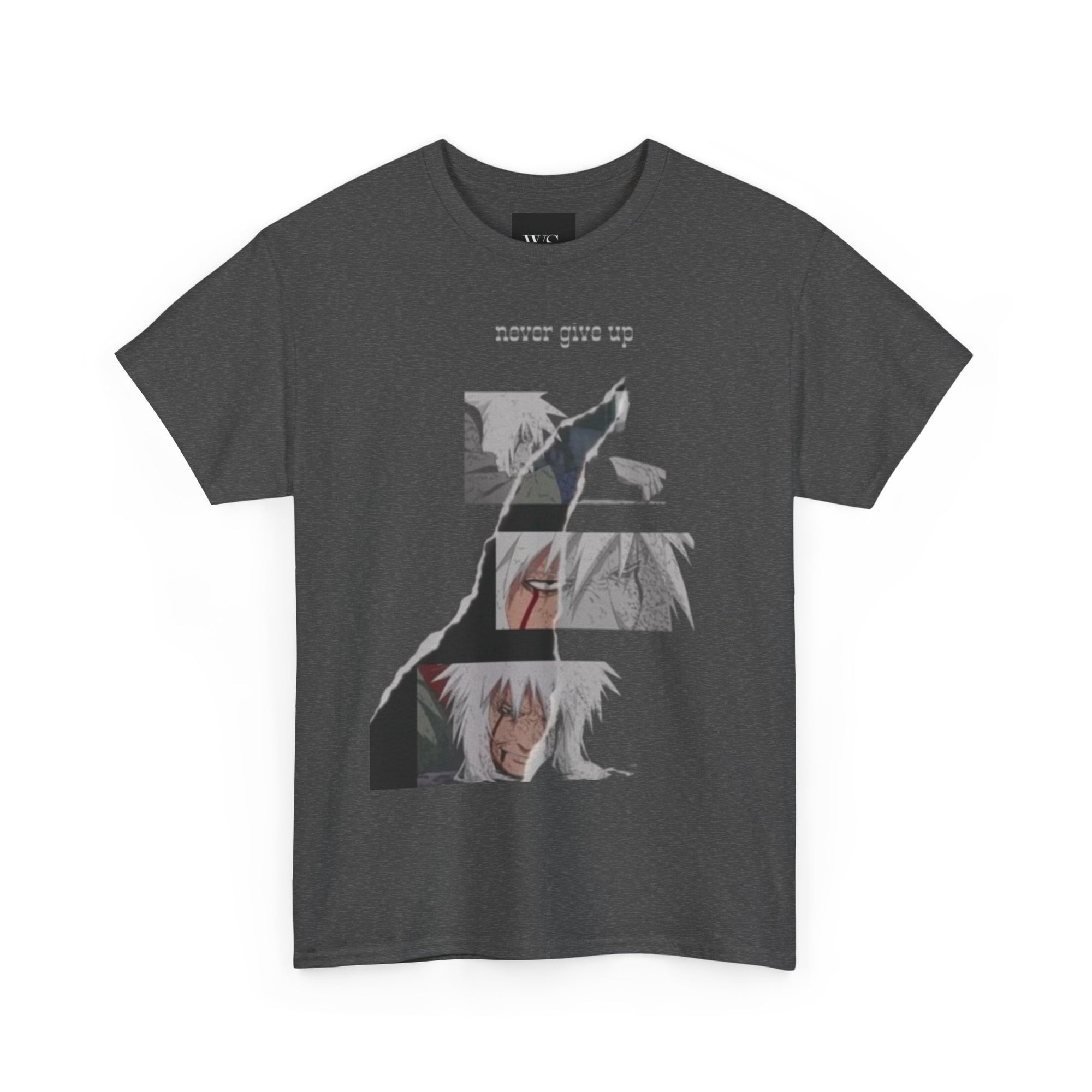 Anime Tee - Never give up Master Jiraiya