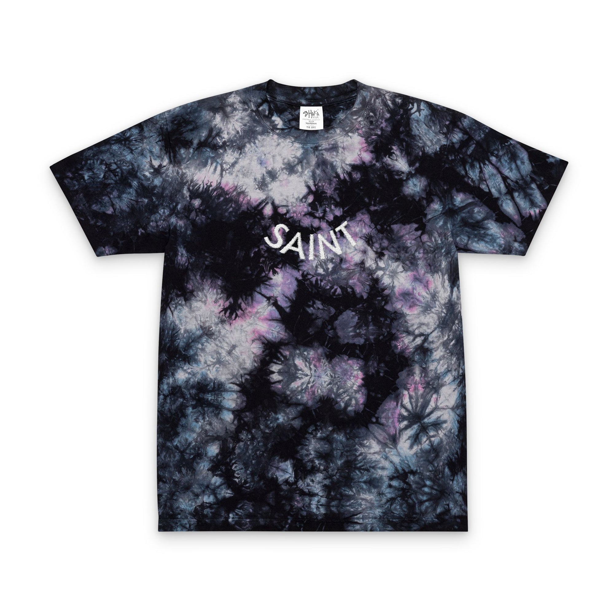 Tie-Dye T-Shirt - SAINT Embroidered, Relaxed Fit
