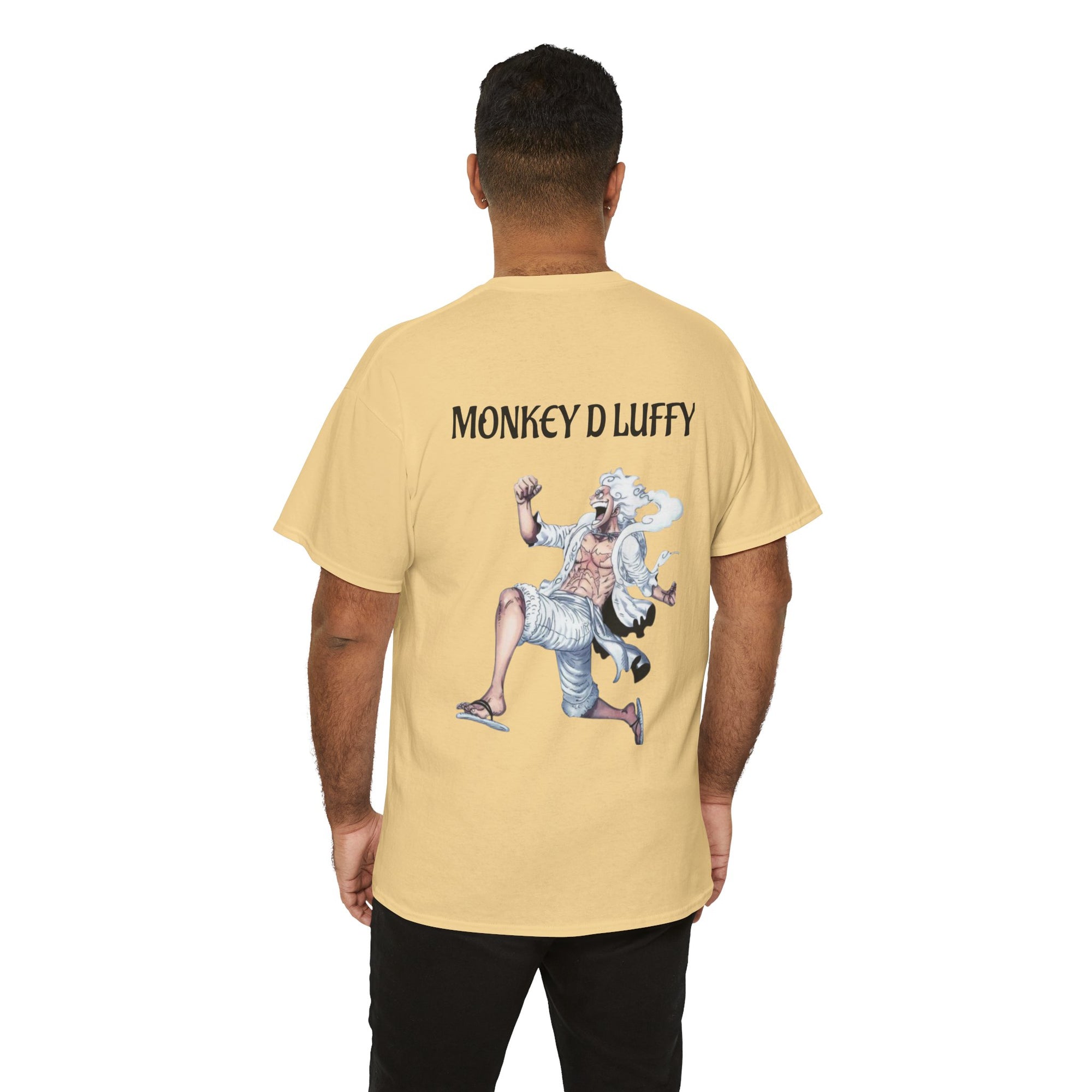 Anime T-Shirt - Monkey D Luffy Unisex Heavy Cotton Tee, Gift for Fans, Casual Style