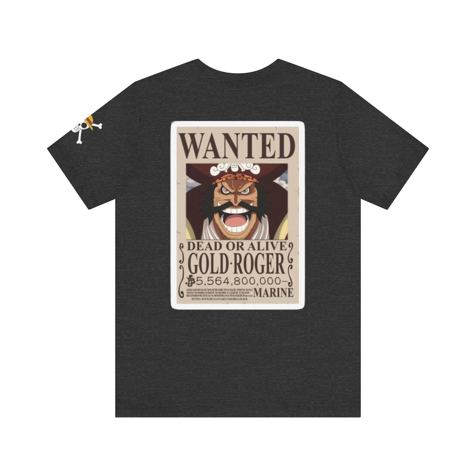 Anime One Piece T-Shirt - GOL D ROGER Design