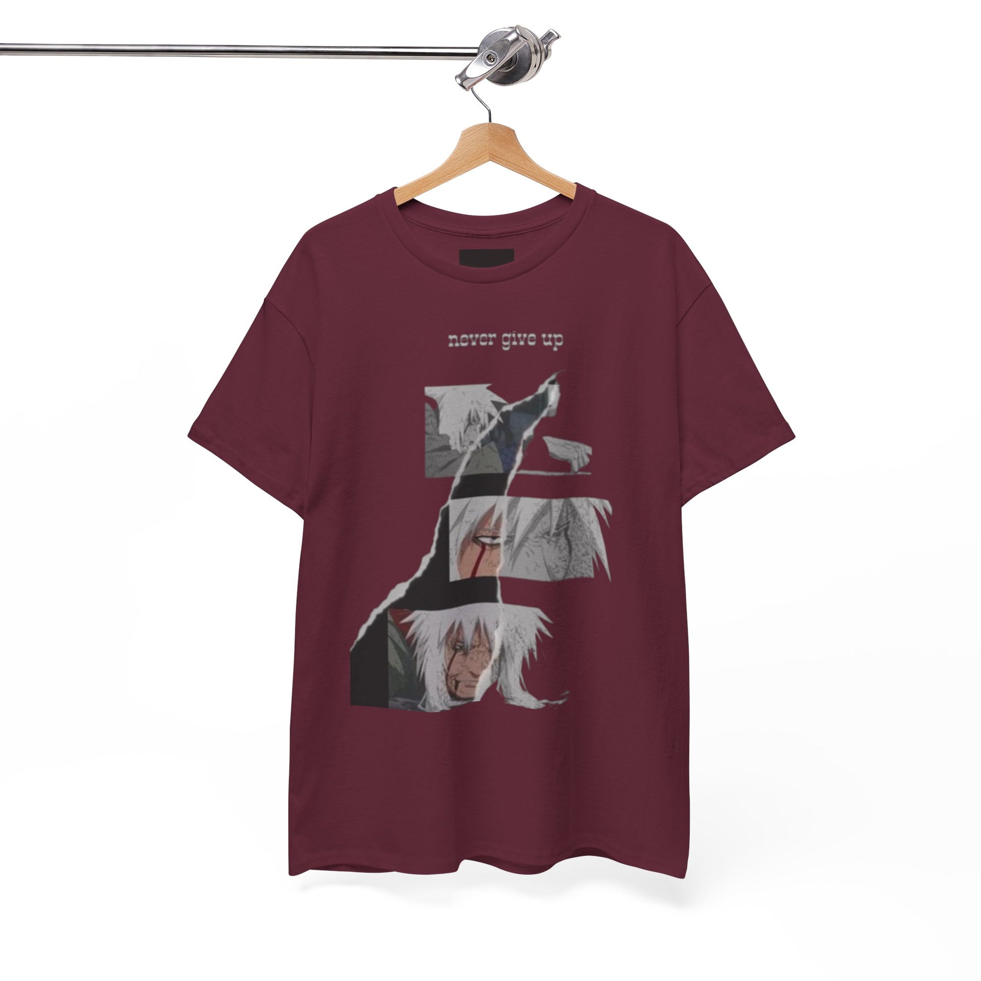 Anime Tee - Never give up Master Jiraiya