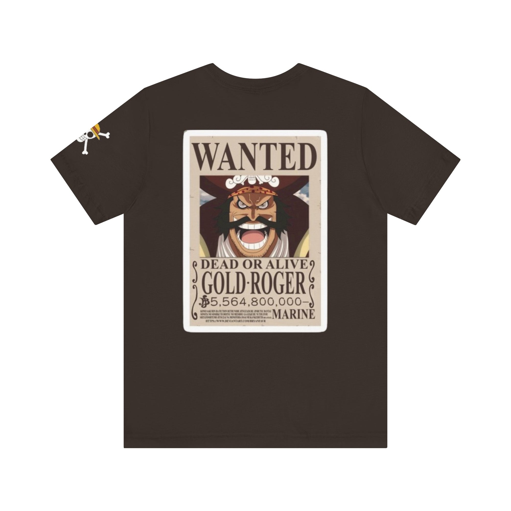 Anime One Piece T-Shirt - GOL D ROGER Design