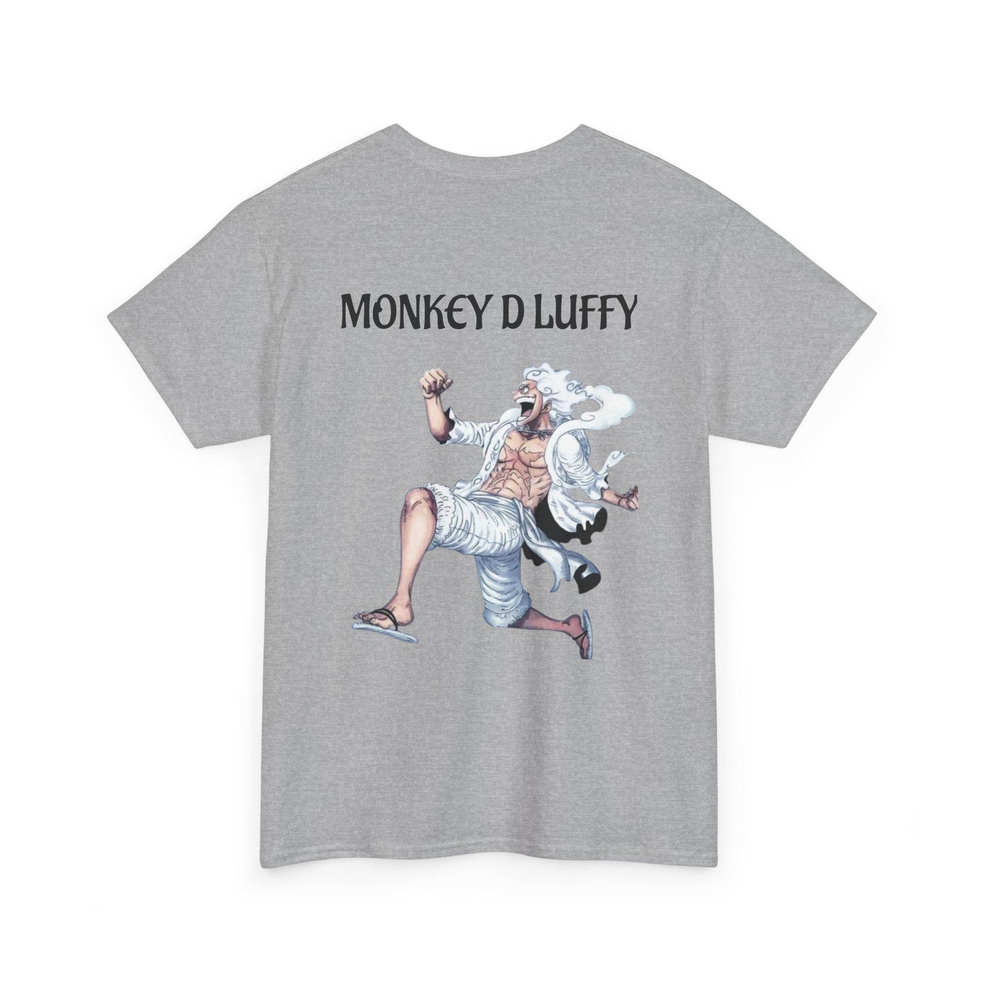 Anime T-Shirt - Monkey D Luffy Unisex Heavy Cotton Tee, Gift for Fans, Casual Style