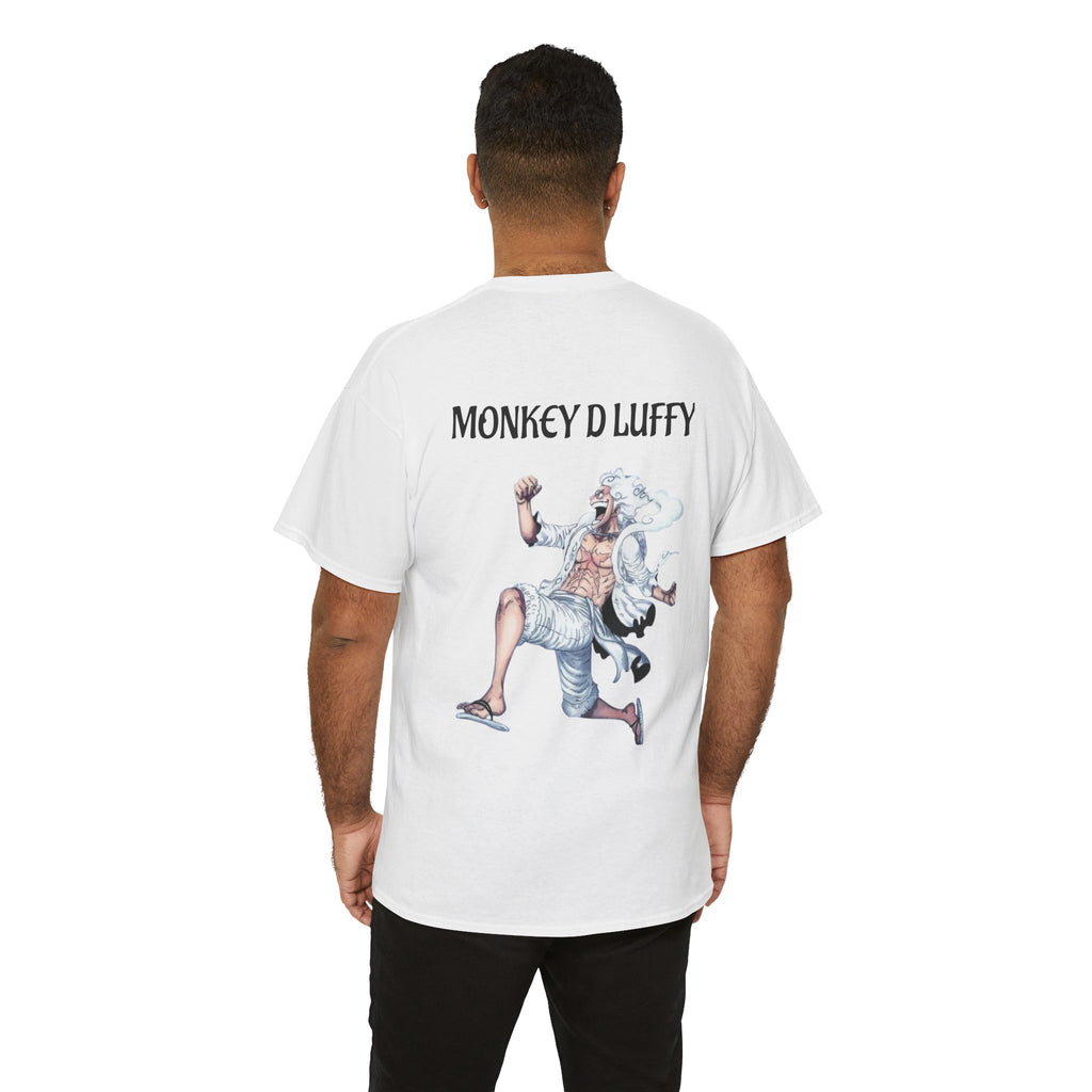 Anime T-Shirt - Monkey D Luffy Unisex Heavy Cotton Tee, Gift for Fans, Casual Style