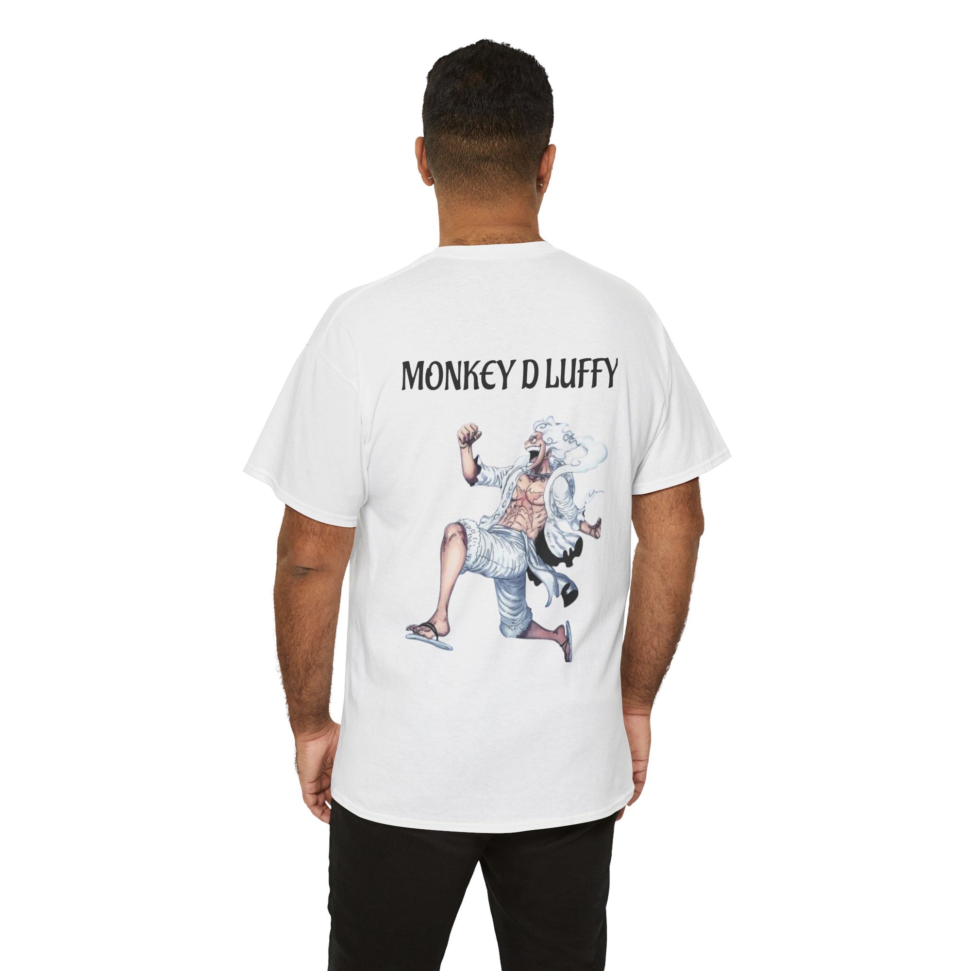 Anime T-Shirt - Monkey D Luffy Unisex Heavy Cotton Tee, Gift for Fans, Casual Style