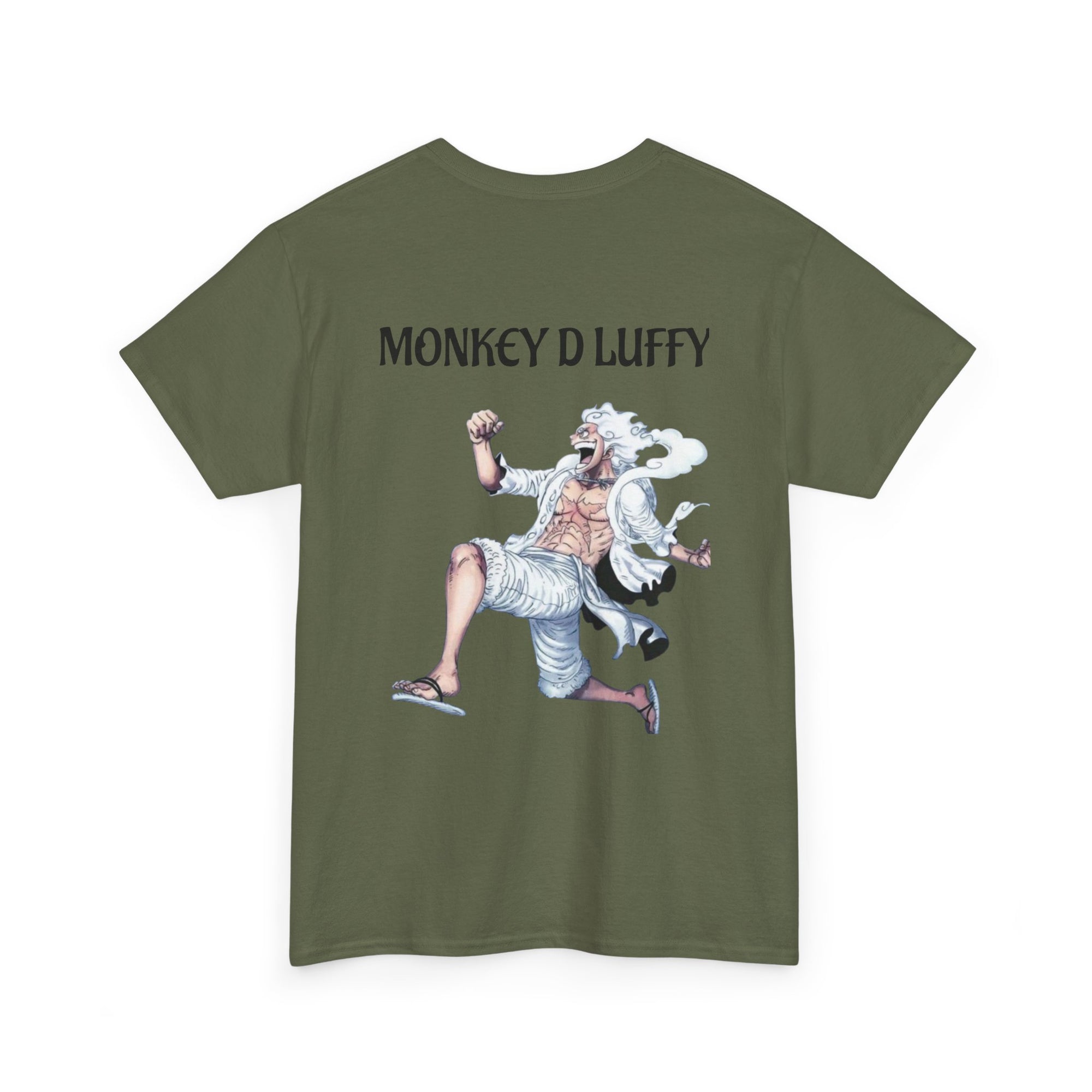 Anime T-Shirt - Monkey D Luffy Unisex Heavy Cotton Tee, Gift for Fans, Casual Style