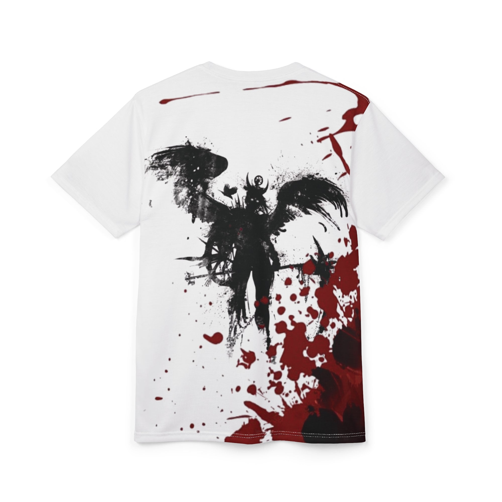 Blood Winged Reaper Tee – Unisex Cut & Sew