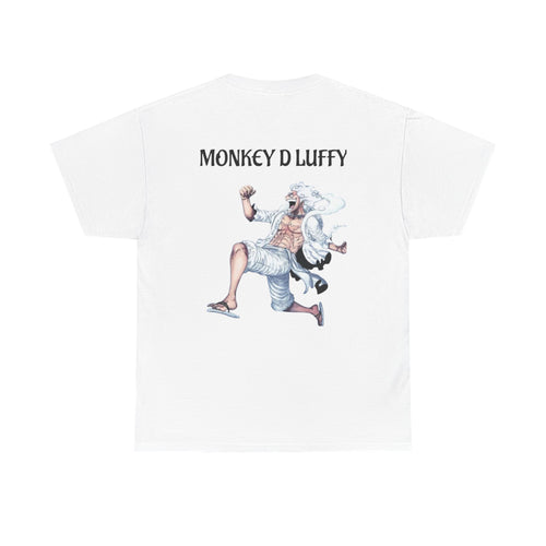 Anime T-Shirt - Monkey D Luffy Unisex Heavy Cotton Tee, Gift for Fans, Casual Style