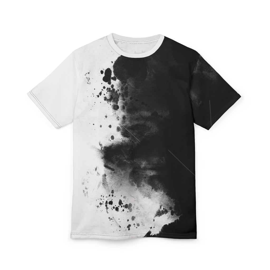 Black Splash Unisex Cut & Sew Tee – Effortless Comfort, Modern Edge