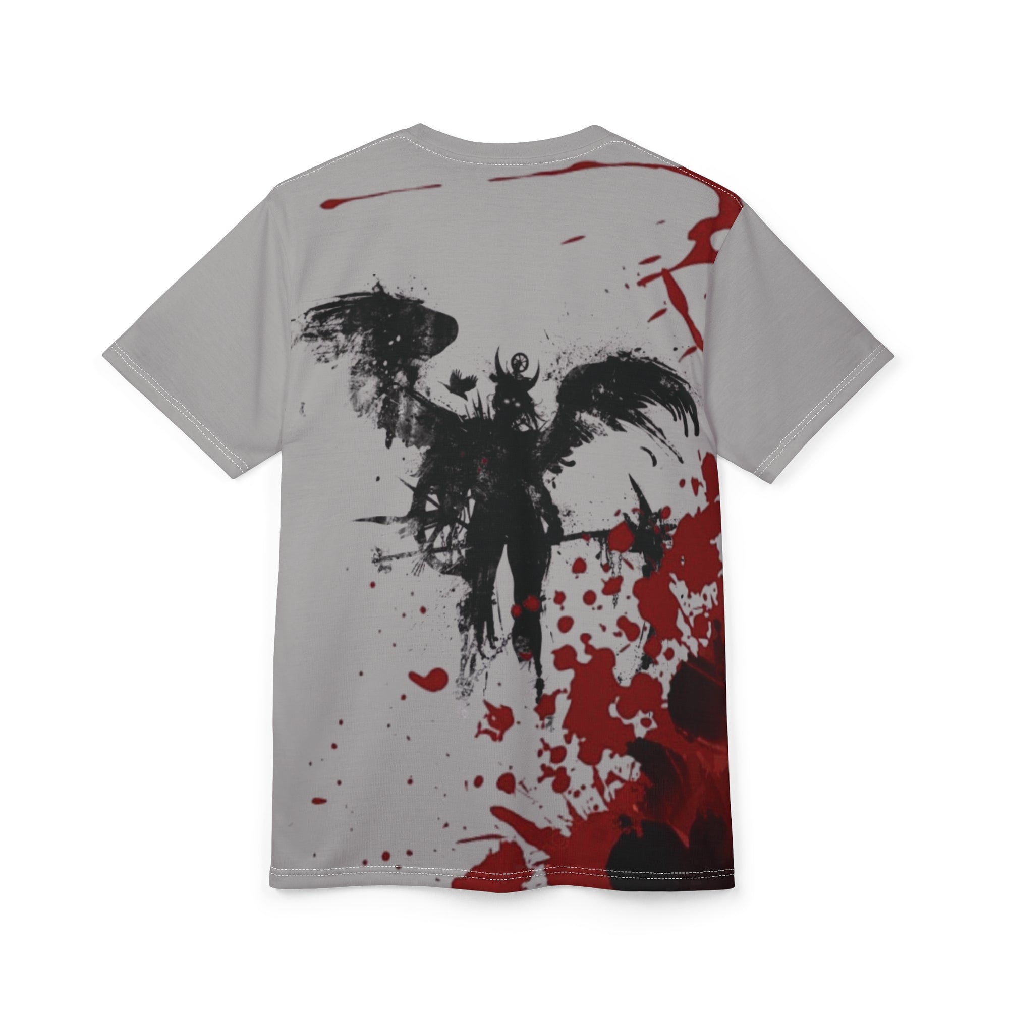 Blood Winged Reaper Tee – Unisex Cut & Sew