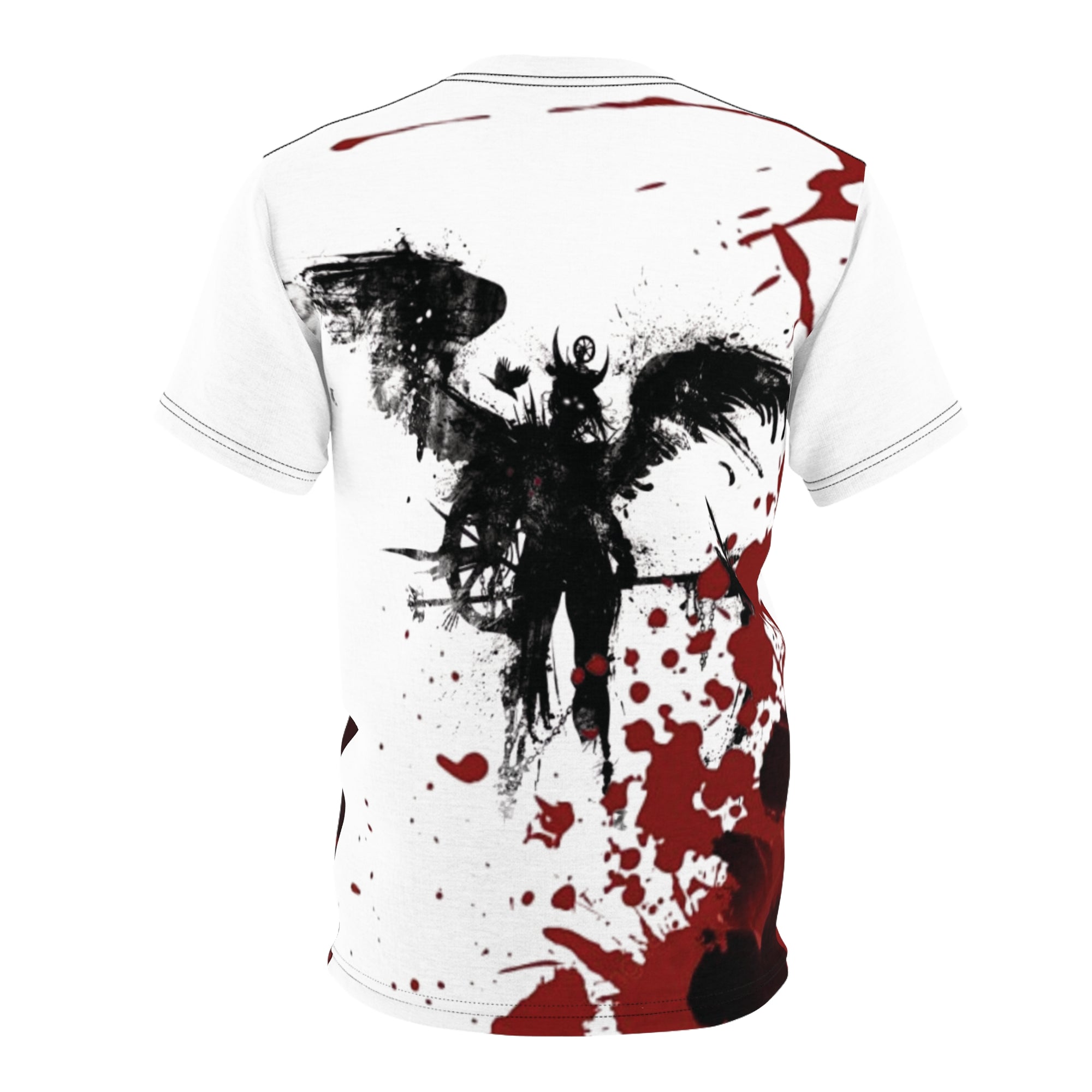 Blood Winged Reaper Tee – Unisex Cut & Sew