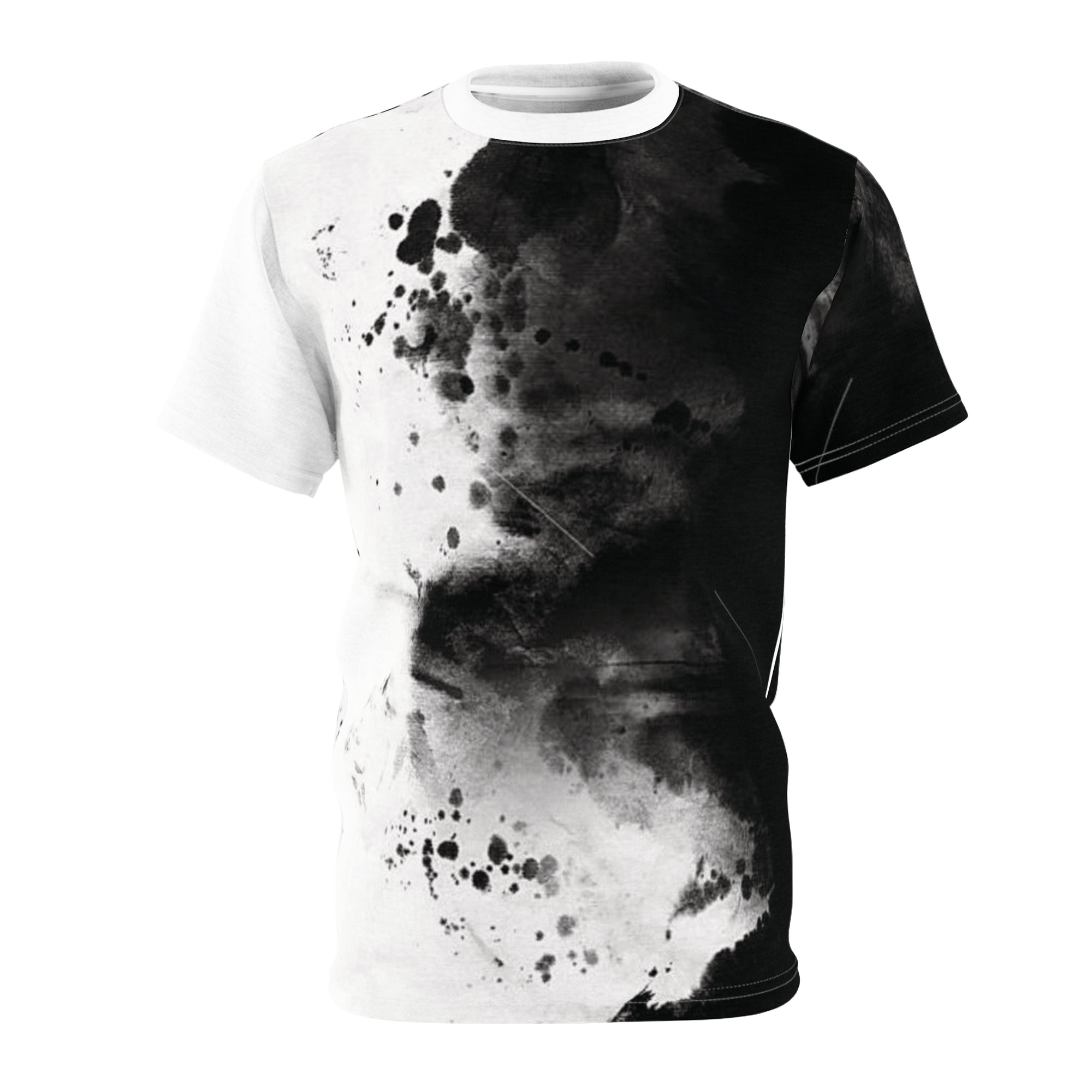 Black Splash Unisex Cut & Sew Tee – Effortless Comfort, Modern Edge