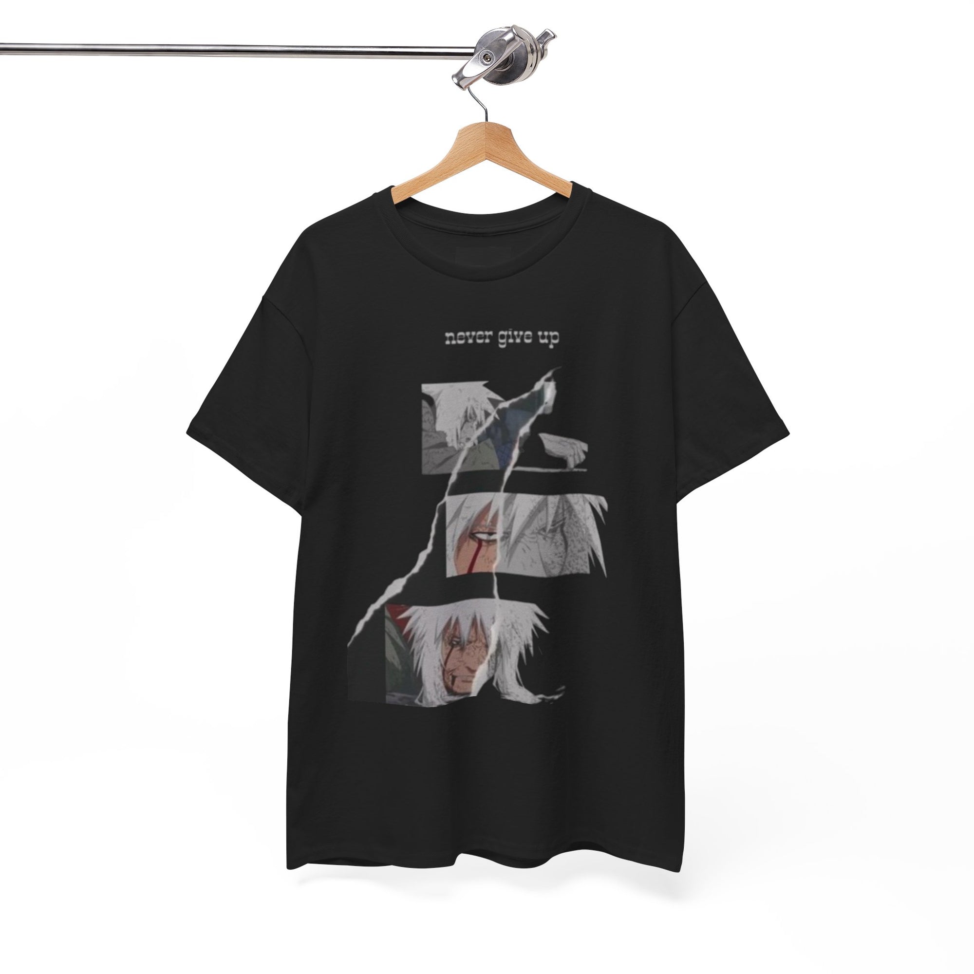 Anime Tee - Never give up Master Jiraiya