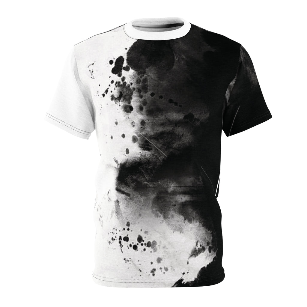 Black Splash Unisex Cut & Sew Tee – Effortless Comfort, Modern Edge