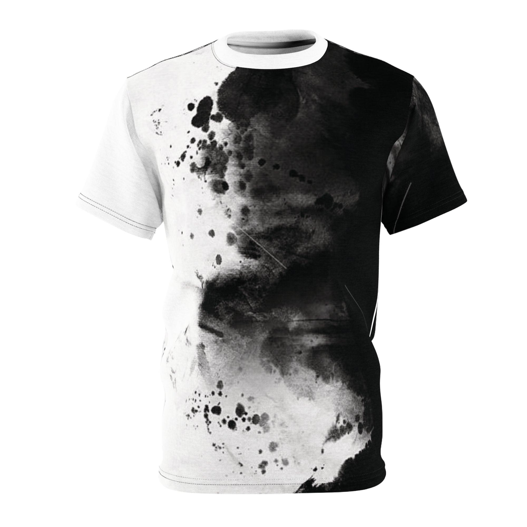 Black Splash Unisex Cut & Sew Tee – Effortless Comfort, Modern Edge