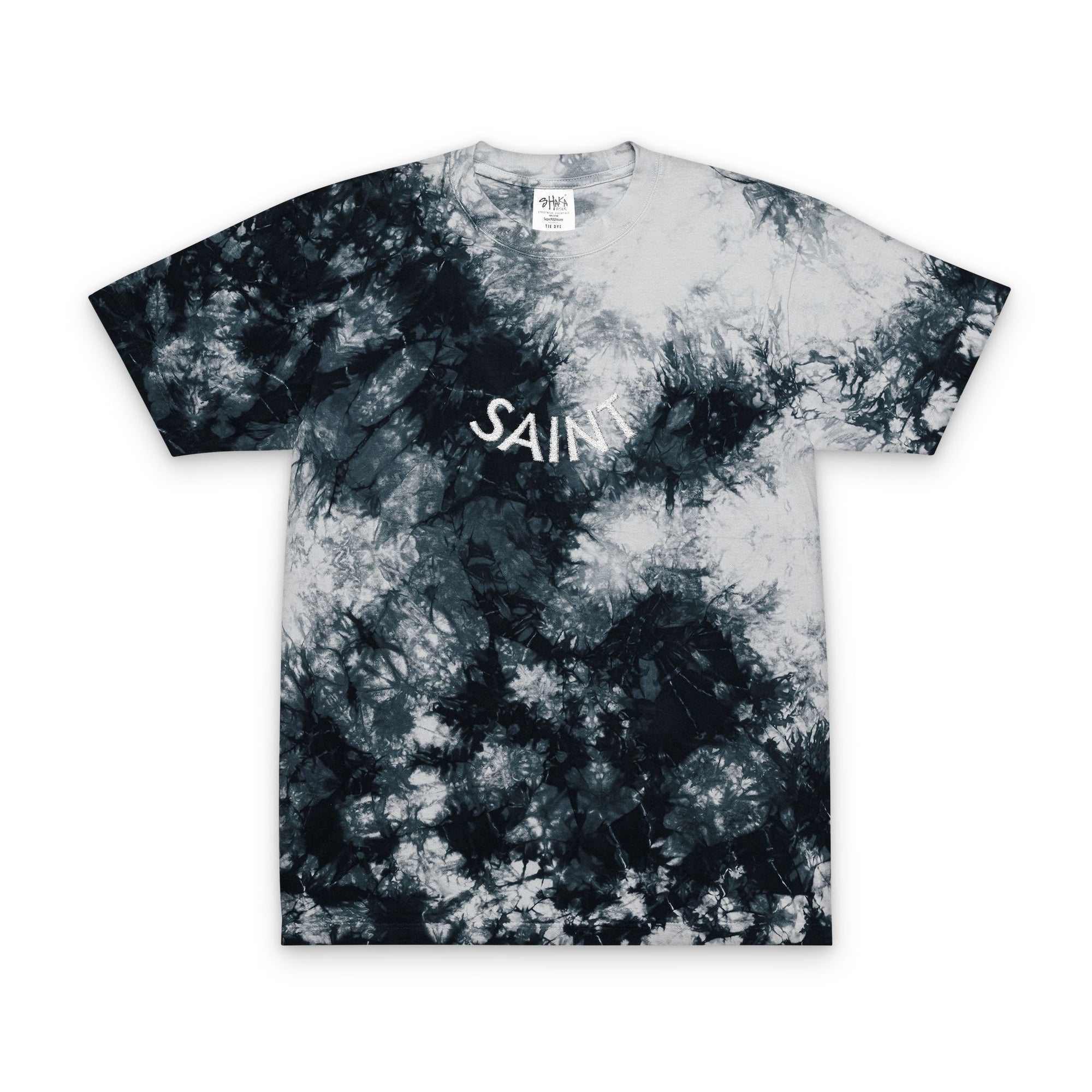 Tie-Dye T-Shirt - SAINT Embroidered, Relaxed Fit