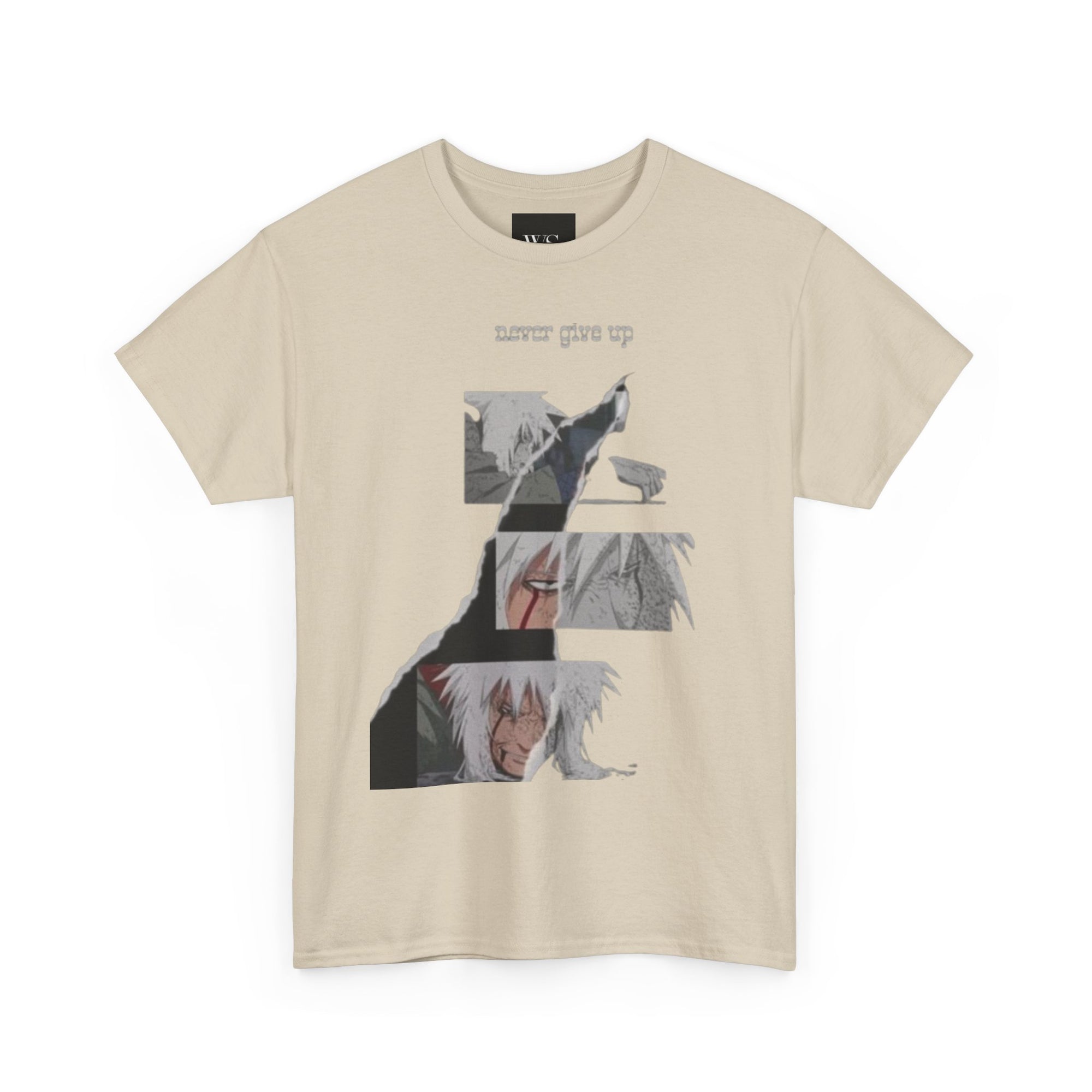 Anime Tee - Never give up Master Jiraiya
