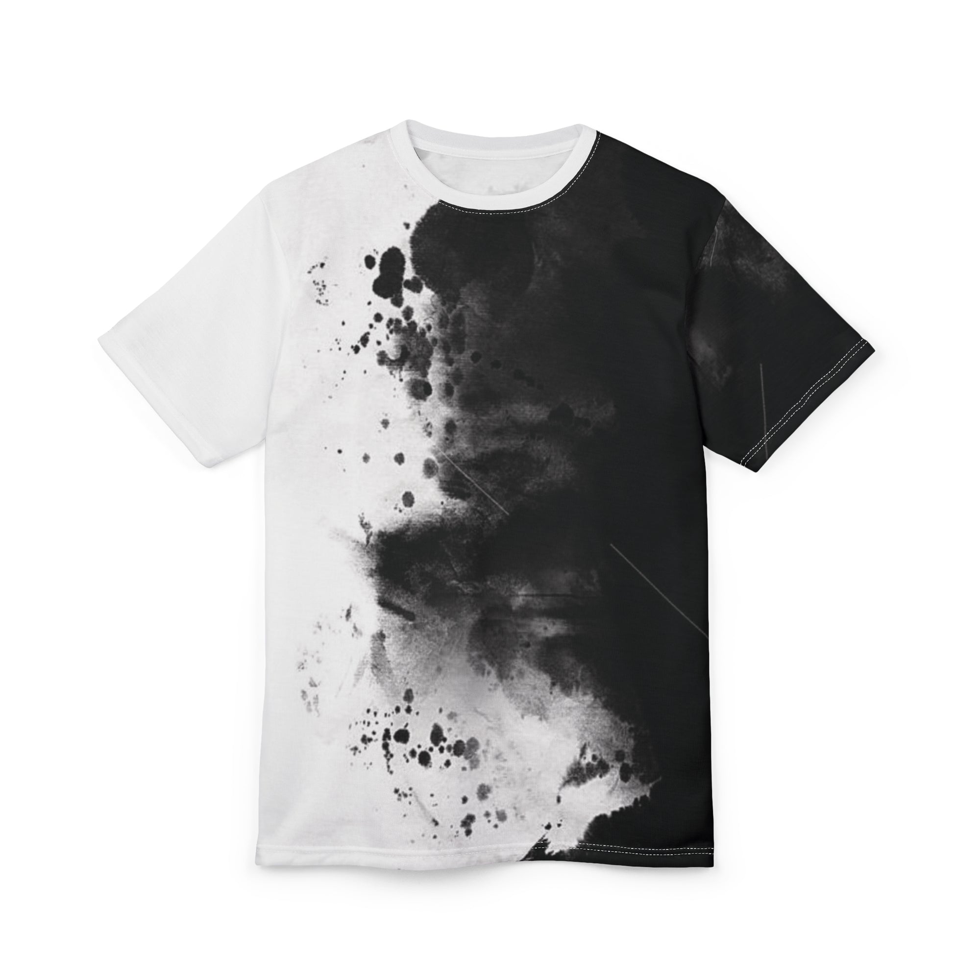 Black Splash Unisex Cut & Sew Tee – Effortless Comfort, Modern Edge