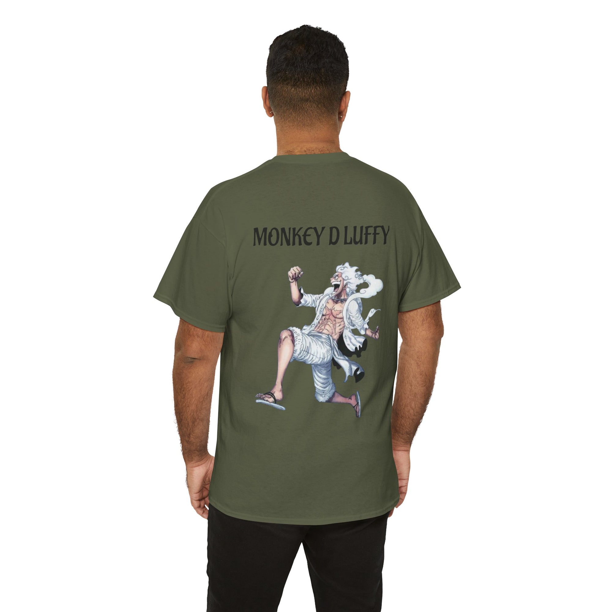 Anime T-Shirt - Monkey D Luffy Unisex Heavy Cotton Tee, Gift for Fans, Casual Style