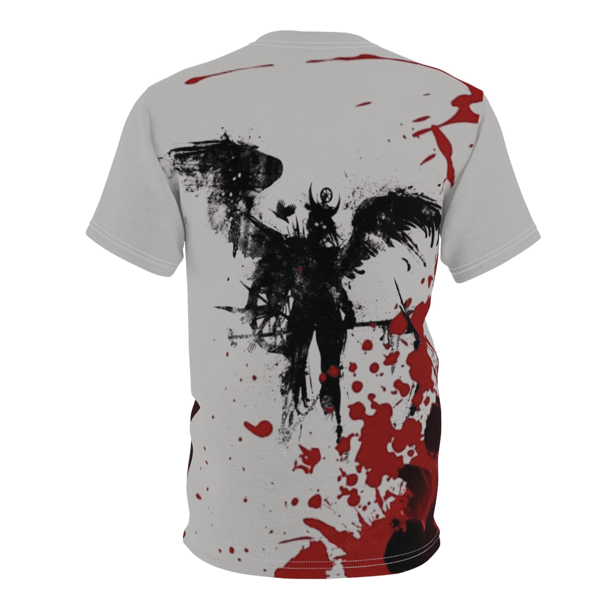 Blood Winged Reaper Tee – Unisex Cut & Sew