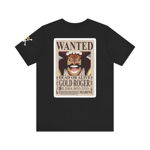Anime One Piece T-Shirt - GOL D ROGER Design