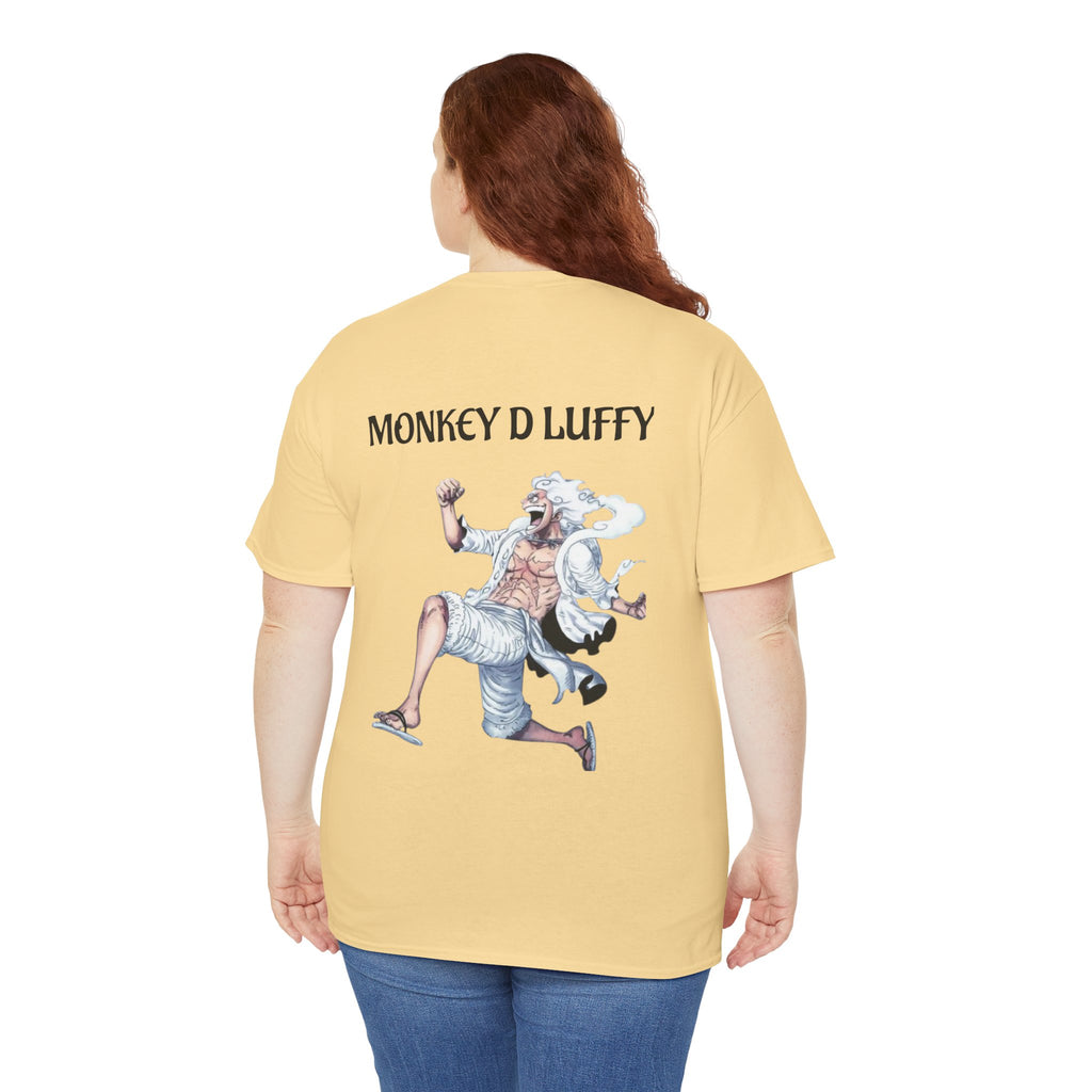 Anime T-Shirt - Monkey D Luffy Unisex Heavy Cotton Tee, Gift for Fans, Casual Style
