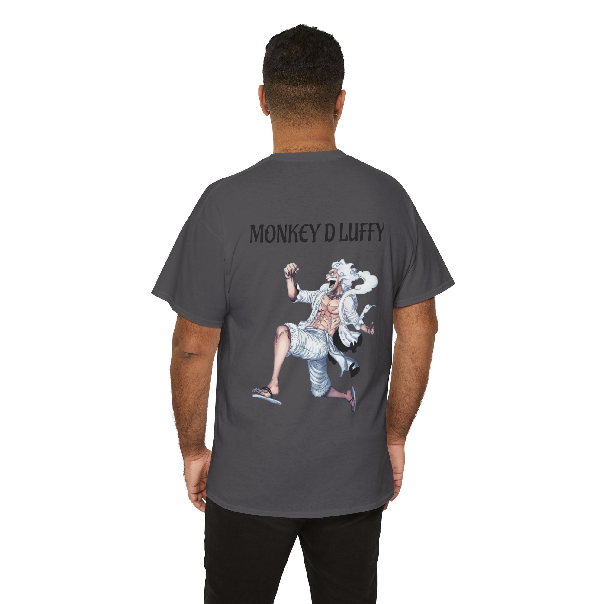 Anime T-Shirt - Monkey D Luffy Unisex Heavy Cotton Tee, Gift for Fans, Casual Style